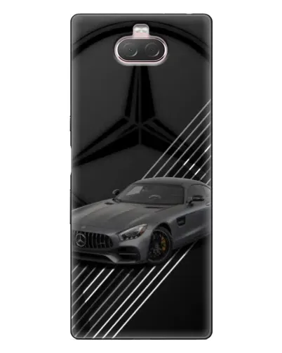 Чохол для Sony Xperia 10 з картинкою «Mercedes AMG — графіка»