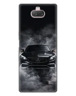 Чохол для Sony Xperia 10 з картинкою «Mercedes у диму»