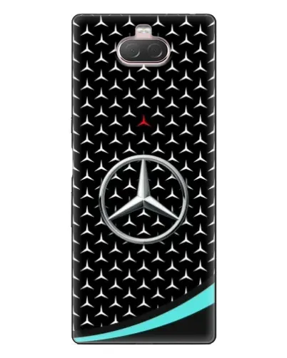 Чохол для Sony Xperia 10 з картинкою «Mercedes — бірюзовий акцент»