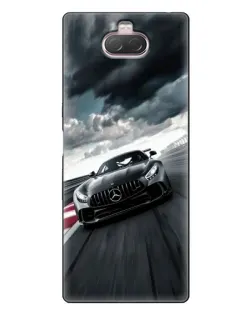 Чохол для Sony Xperia 10 з картинкою «Гоночний Mercedes AMG»