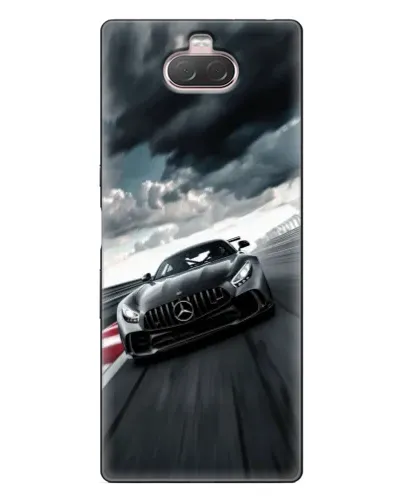 Чохол для Sony Xperia 10 з картинкою «Гоночний Mercedes AMG»