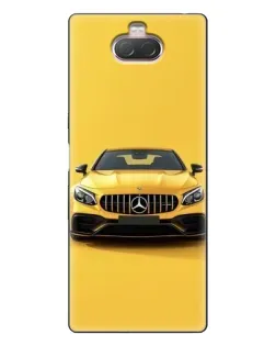 Чохол для Sony Xperia 10 з картинкою «Жовтий Mercedes GT»