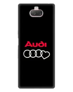 Чохол для Sony Xperia 10 з картинкою «Логотип Audi Heart» Чохол для Sony Xperia 10 з картинкою «Логотип Audi Heart»