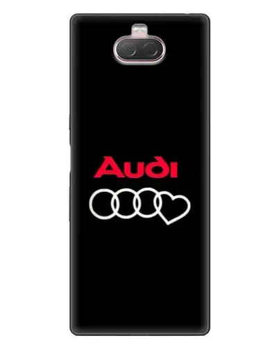 Чохол для Sony Xperia 10 з картинкою «Логотип Audi Heart»