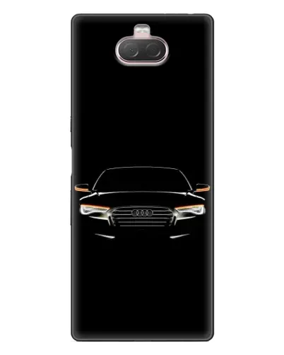 Чохол для Sony Xperia 10 з картинкою «Audi — нічний контур»