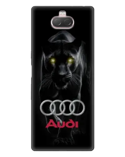 Чохол для Sony Xperia 10 з картинкою «Пантера та Audi»