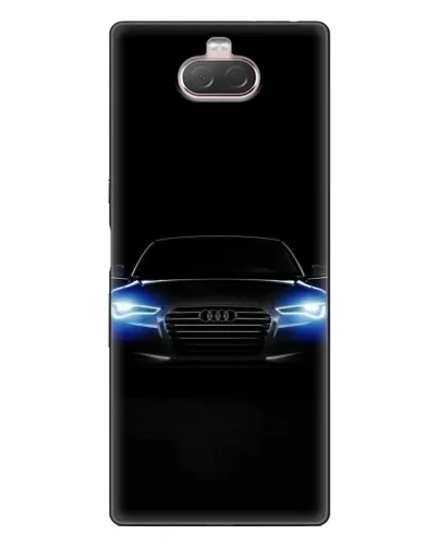 Чохол для Sony Xperia 10 з картинкою «Audi в неоні»
