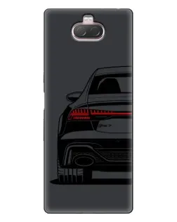 Чохол для Sony Xperia 10 з картинкою «Задня частина Audi — арт»