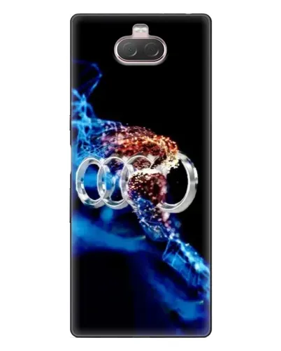 Чохол для Sony Xperia 10 з картинкою «Енергія лого Audi»