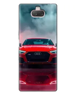 Чохол для Sony Xperia 10 з картинкою «Audi RS — червоний стиль»