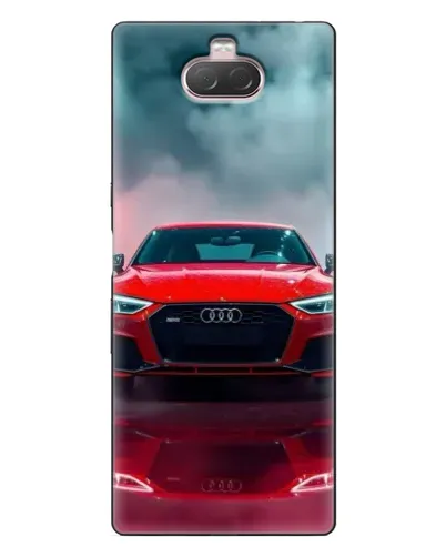 Чохол для Sony Xperia 10 з картинкою «Audi RS — червоний стиль»