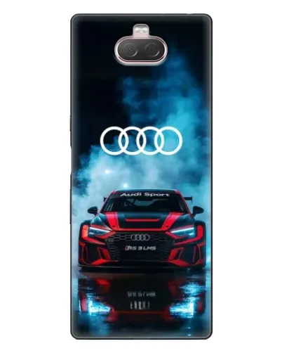 Чохол для Sony Xperia 10 з картинкою «Audi Sport — неон»