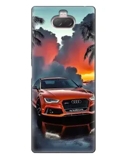 Чохол для Sony Xperia 10 з картинкою «Audi — захід сонця»
