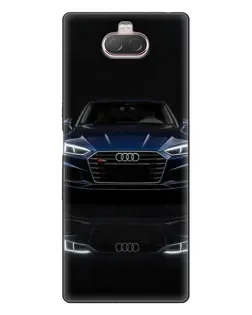 Чохол для Sony Xperia 10 з картинкою «Audi — нічне відображення»