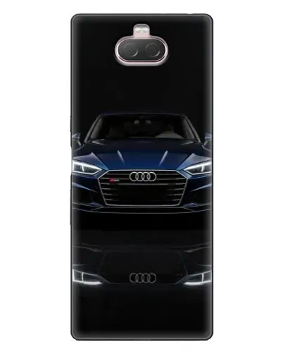 Чохол для Sony Xperia 10 з картинкою «Audi — нічне відображення»