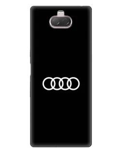 Чохол для Sony Xperia 10 з картинкою «Audi White Logo»