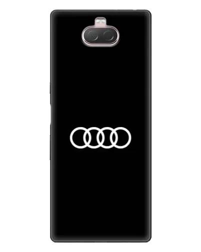 Чохол для Sony Xperia 10 з картинкою «Audi White Logo»