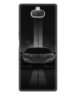 Чохол для Sony Xperia 10 з картинкою «Lamborghini симетрія доріг»
