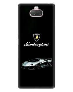 Чохол для Sony Xperia 10 з картинкою «Логотип Lamborghini класика»