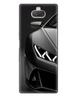 Чохол для Sony Xperia 10 з картинкою «Lamborghini фари деталізація»