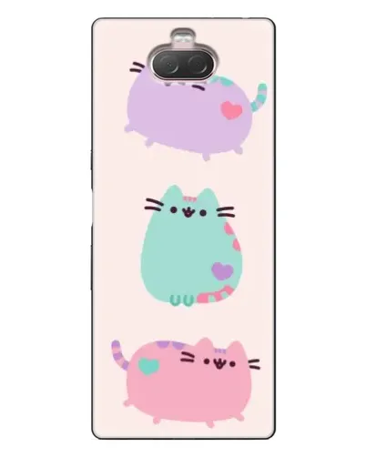 Чехол для Sony Xperia 10 с картинкой «Pusheen трио» Чехол для Sony Xperia 10 с картинкой «Pusheen трио»