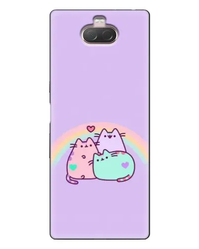 Чехол для Sony Xperia 10 с картинкой «Радужные Пушины» Чехол для Sony Xperia 10 с картинкой «Радужные Пушины»