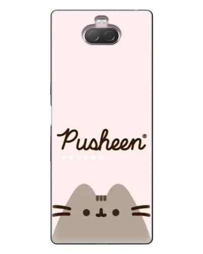 Чехол для Sony Xperia 10 с картинкой «Pusheen логотип» Чехол для Sony Xperia 10 с картинкой «Pusheen логотип»