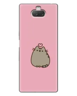 Чохол для Sony Xperia 10 з картинкою «Pusheen серце» Чохол для Sony Xperia 10 з картинкою «Pusheen серце»