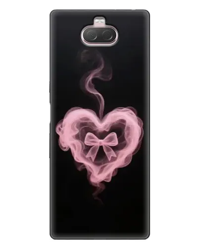 Чехол для Sony Xperia 10 с картинкой «Дымчатое сердце»