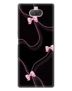 Чехол для Sony Xperia 10 с картинкой «Розовые ленты»