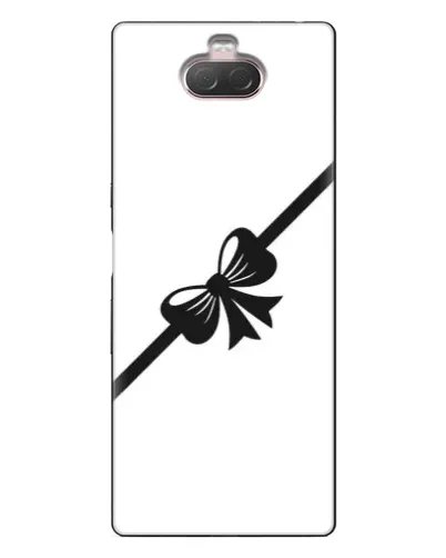 Чехол для Sony Xperia 10 с картинкой «Диагональный бант»