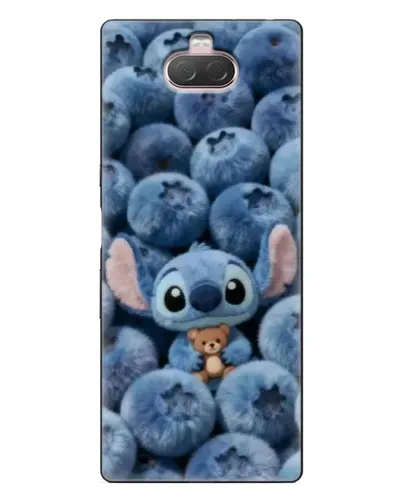 Чехол для Sony Xperia 10 с картинкой «Стич и голубика» Чехол для Sony Xperia 10 с картинкой «Стич и голубика»