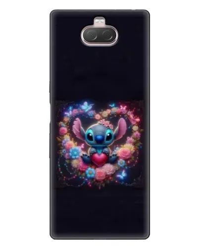 Чехол для Sony Xperia 10 с картинкой «Stitch в цветах» Чехол для Sony Xperia 10 с картинкой «Stitch в цветах»