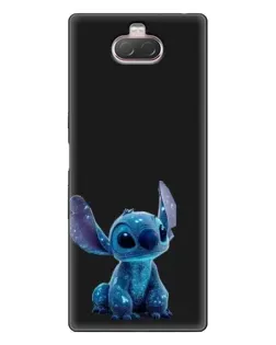 Чехол для Sony Xperia 10 с картинкой «Стич на черном» Чехол для Sony Xperia 10 с картинкой «Стич на черном»