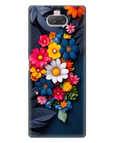 Чохол для Sony Xperia 10 з картинкою «Квіткова феєрія»