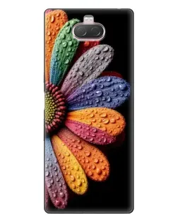 Чохол для Sony Xperia 10 з картинкою «Райдужна квітка»