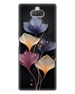 Чохол для Sony Xperia 10 з картинкою «Лілові квіти грації»
