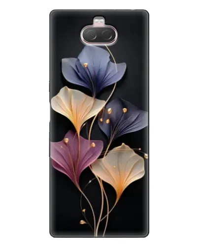 Чохол для Sony Xperia 10 з картинкою «Лілові квіти грації»