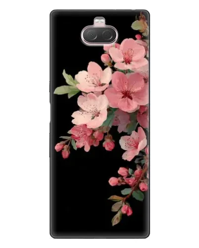 Чохол для Sony Xperia 10 з картинкою «Рожева гілка сакури»