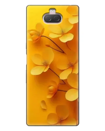 Чохол для Sony Xperia 10 з картинкою «Золоті пелюстки»