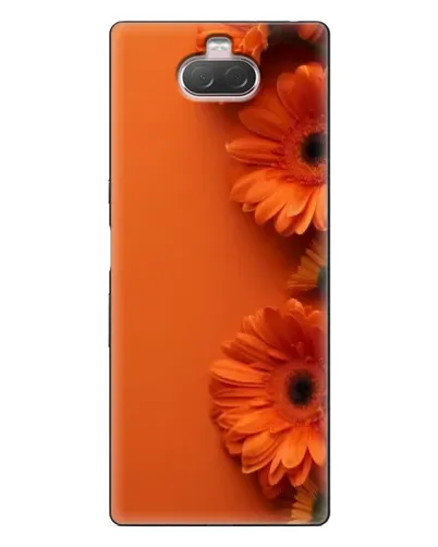 Чохол для Sony Xperia 10 з картинкою «Помаранчеві гербери»