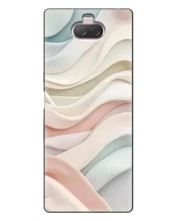 Чохол для Sony Xperia 10 з картинкою «Пастельні ніжні хвилі»