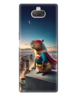 Чохол для Sony Xperia 10 з картинкою «Капі-мен супергерой»