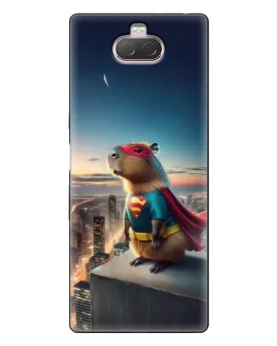 Чехол для Sony Xperia 10 с картинкой «Капи-мен супергерой» Чехол для Sony Xperia 10 с картинкой «Капи-мен супергерой»