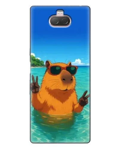 Чехол для Sony Xperia 10 с картинкой «Морская капибара» Чехол для Sony Xperia 10 с картинкой «Морская капибара»