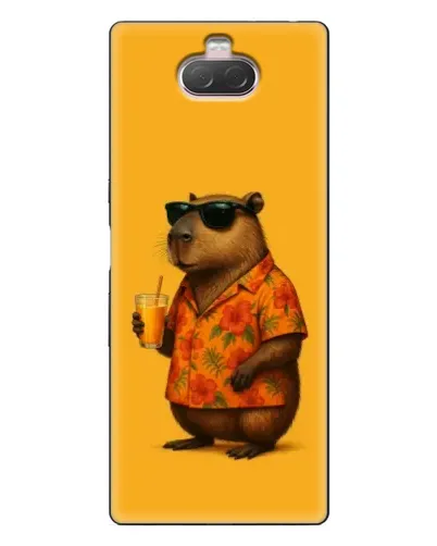 Чехол для Sony Xperia 10 с картинкой «Капибара на отдыхе» Чехол для Sony Xperia 10 с картинкой «Капибара на отдыхе»