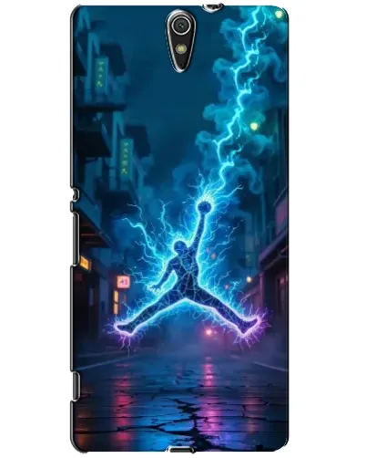 Чехол для Sony Xperia C5 Ultra (E5533, E5563, E5506, E5553) с картинкой «Jordan Gold Jumpman»