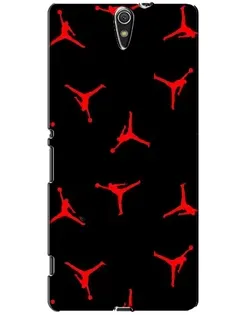 Чехол для Sony Xperia C5 Ultra (E5533, E5563, E5506, E5553) с картинкой «Jordan Red Pattern»