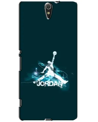 Чехол для Sony Xperia C5 Ultra (E5533, E5563, E5506, E5553) с картинкой «Jordan Blue Fire»