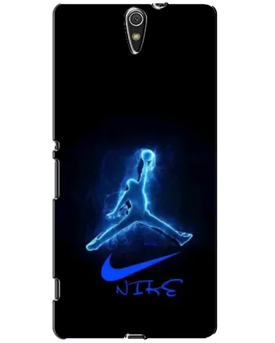Чехол для Sony Xperia C5 Ultra (E5533, E5563, E5506, E5553) с картинкой «Jordan Neon Blue»